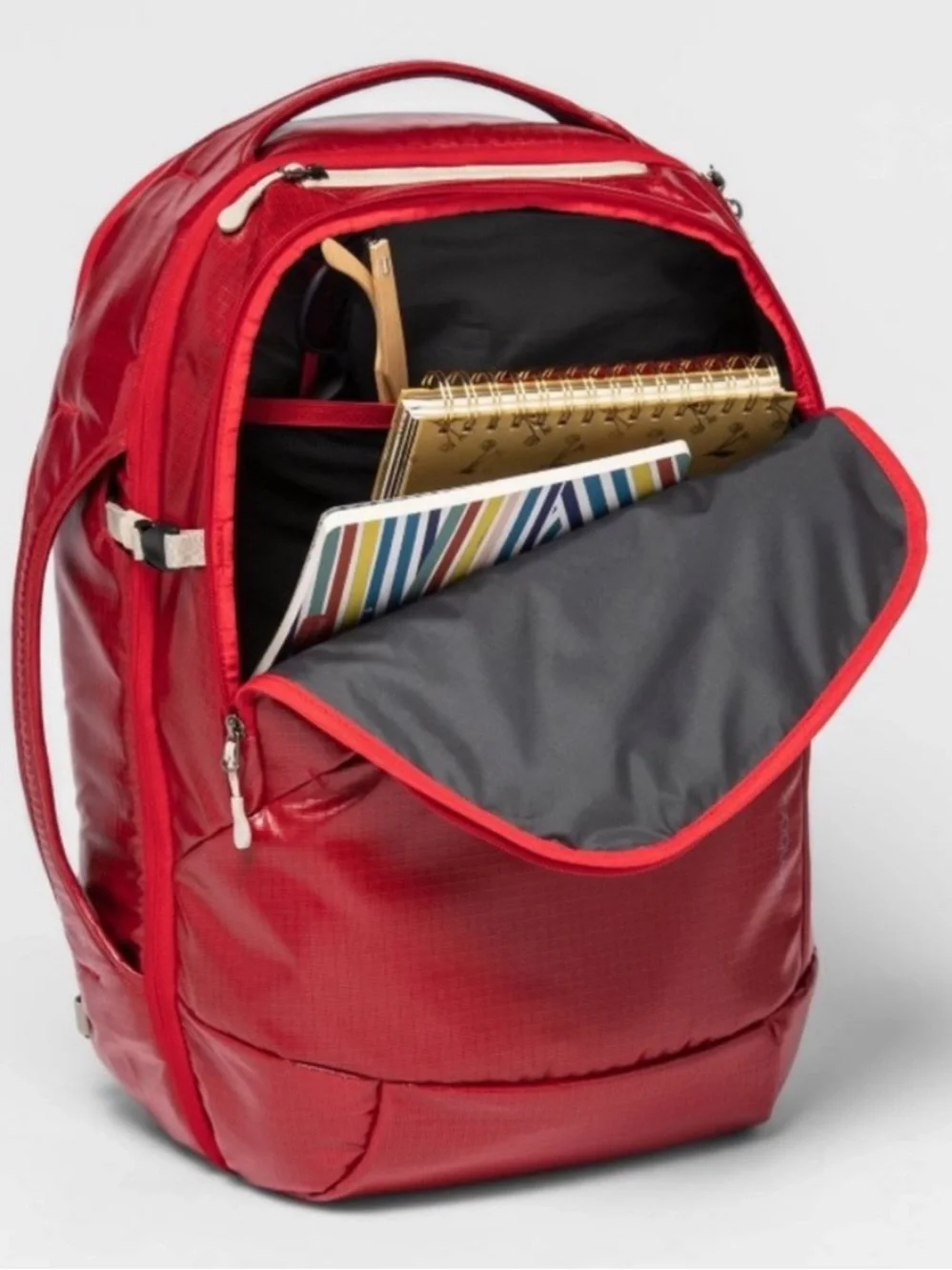 RARE 35L Adventure 20'' Travel Backpack Ripstop Red NWOT‎